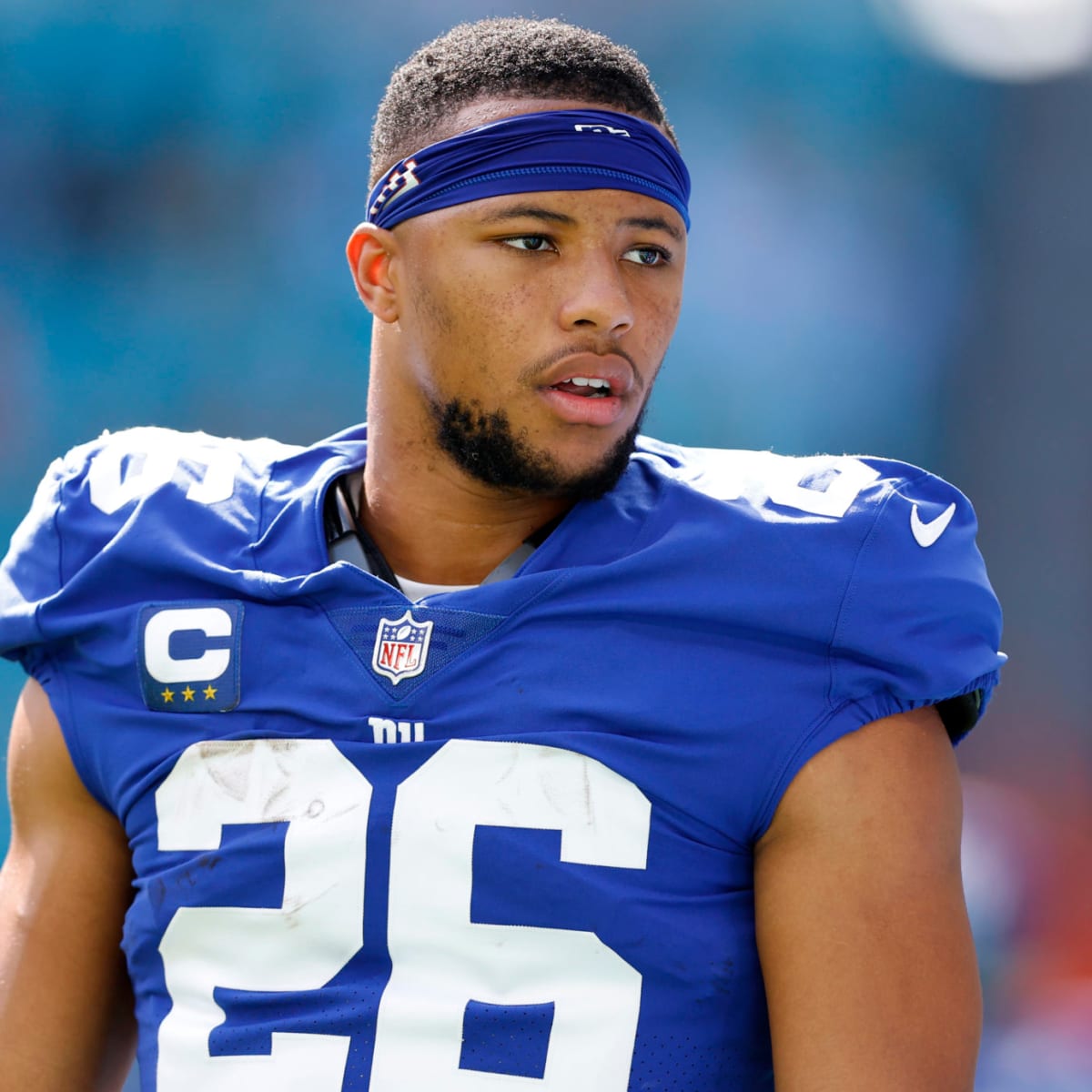 Saquon Barkley doesn't see himself in anything but Giants uniform after  loss to Eagles