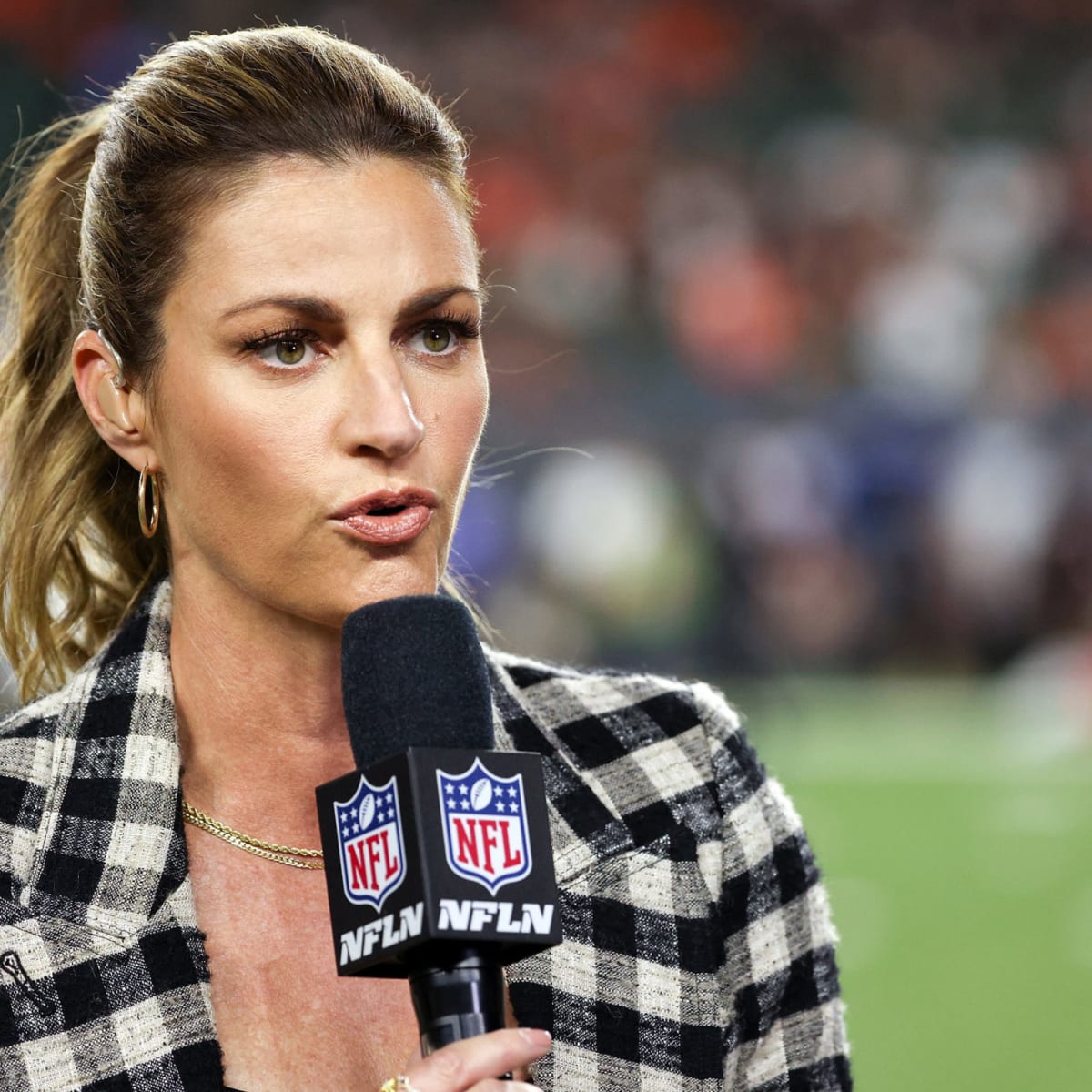 Aaron Rodgers and Erin Andrews NFC Playoffs on FOX 