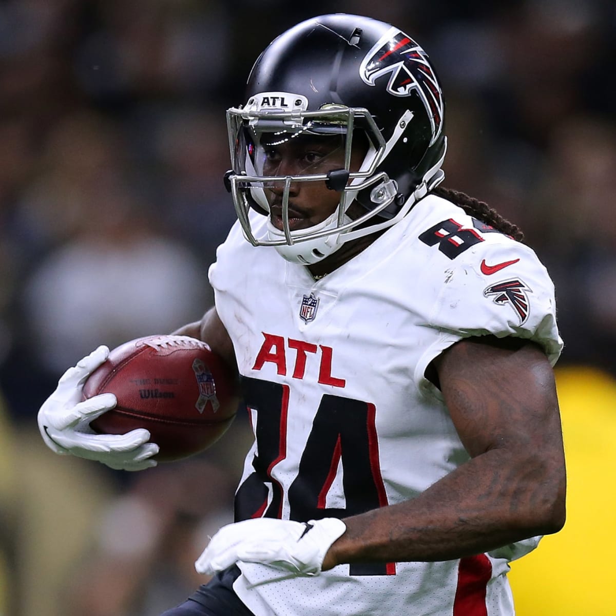 Atlanta Falcons running back Cordarrelle Patterson (84) pictured before an  NFL football game against the Washington Commanders, Sunday, November 27,  2022 in Landover. (AP Photo/Daniel Kucin Jr Stock Photo - Alamy