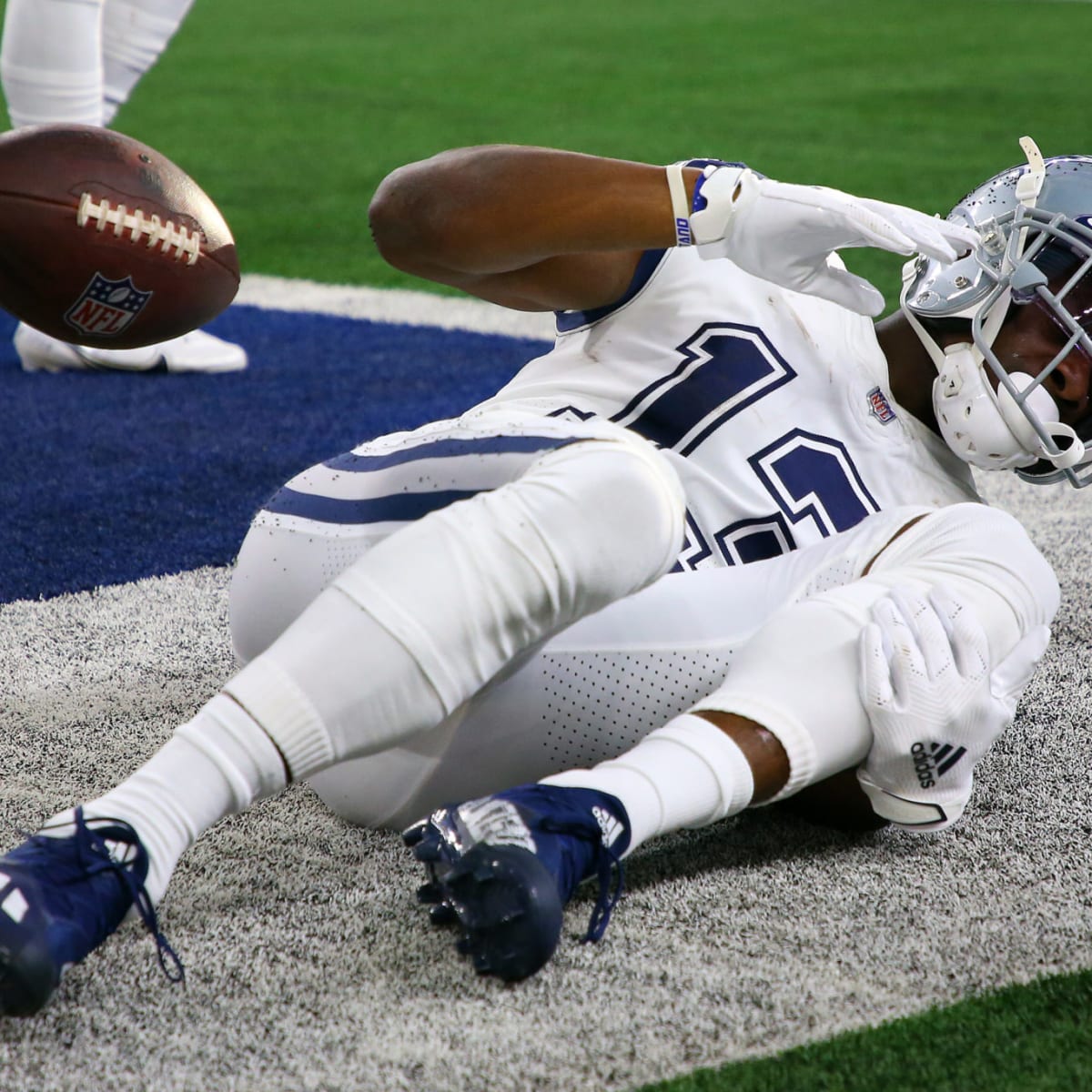 Dallas Cowboys wide receiver Michael Gallup (13) is seen during the first  half of an NFL football game against the Houston Texans, Sunday, Dec. 11,  2022, in Arlington, Texas. Dallas won 27-23. (