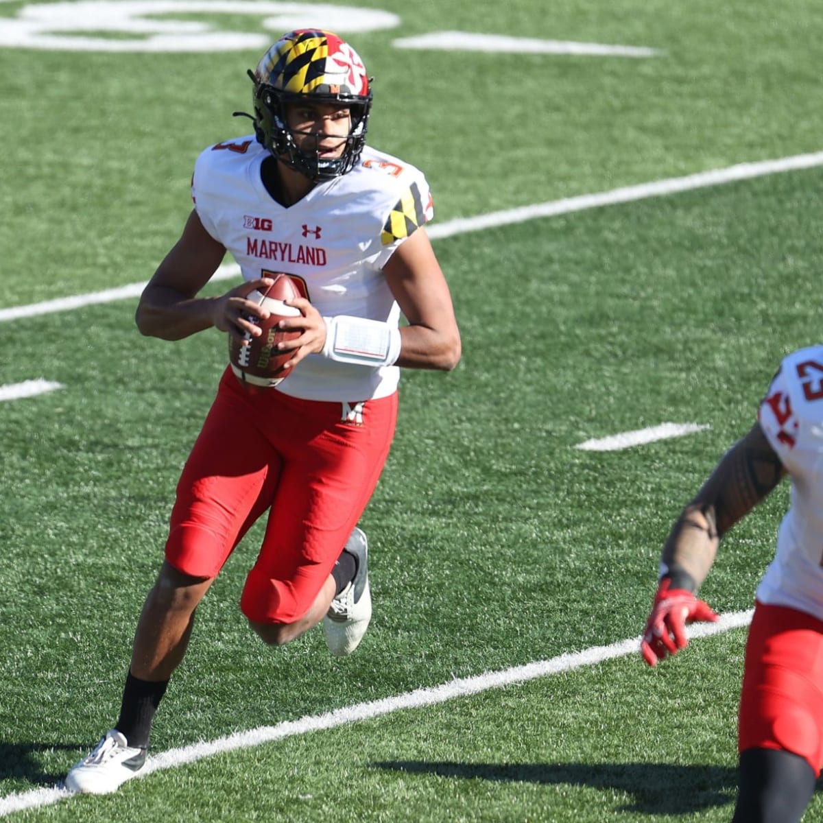 Maryland quarterback Taulia Tagovailoa smiles during the team's college  football media day, Wednesday, Aug. 3, 2022, in College Park, Md. (AP  Photo/Steve Ruark Stock Photo - Alamy