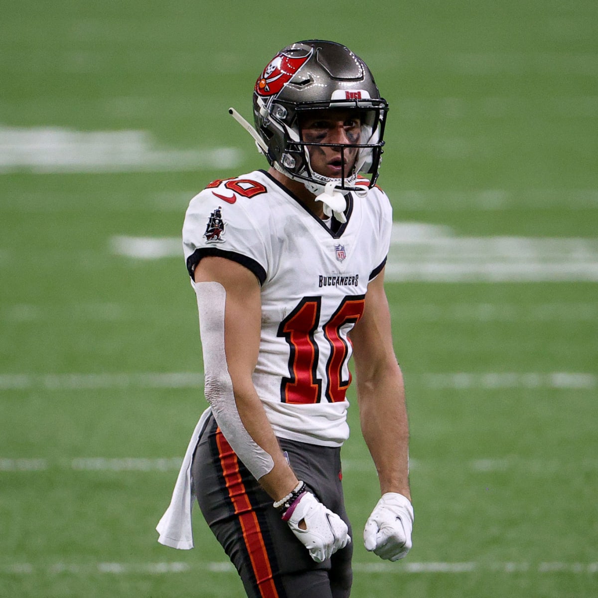 Scott Miller of the Tampa Bay Buccaneers in action during a NFL game