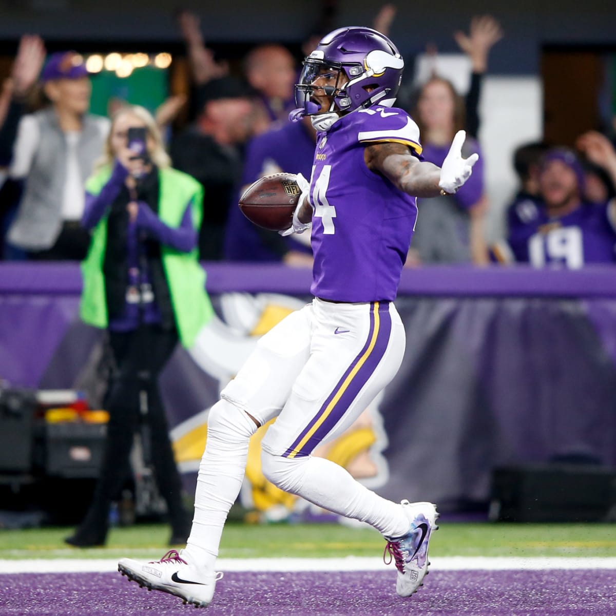 NFL Star Stefon Diggs Wears Custom Supreme x Under Armour Cleats