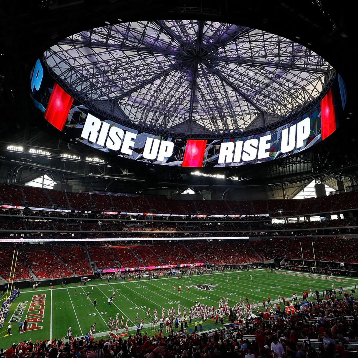 Mercedes-Benz Stadium seats to be empty at Falcons vs. Seashawks