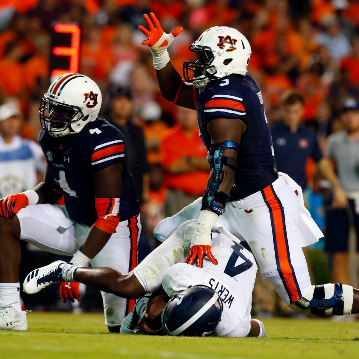 Auburn's Marlon Davidson achieves goal, goes to Falcons in second round of  NFL Draft