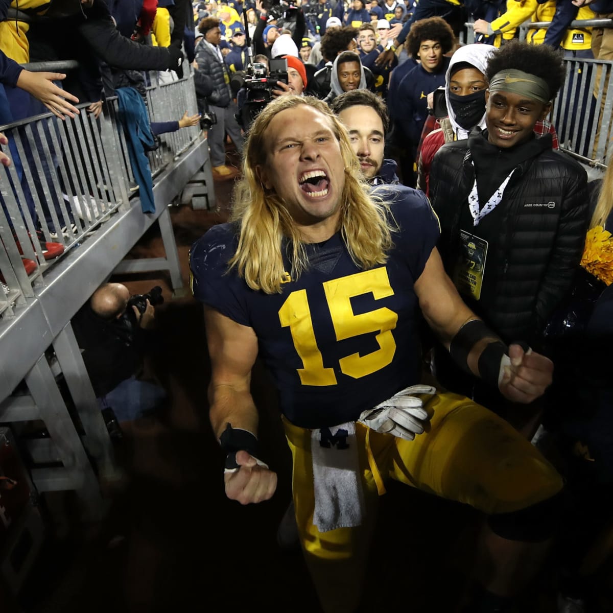 Is Chase Winovich's magnificent mane in danger this weekend?