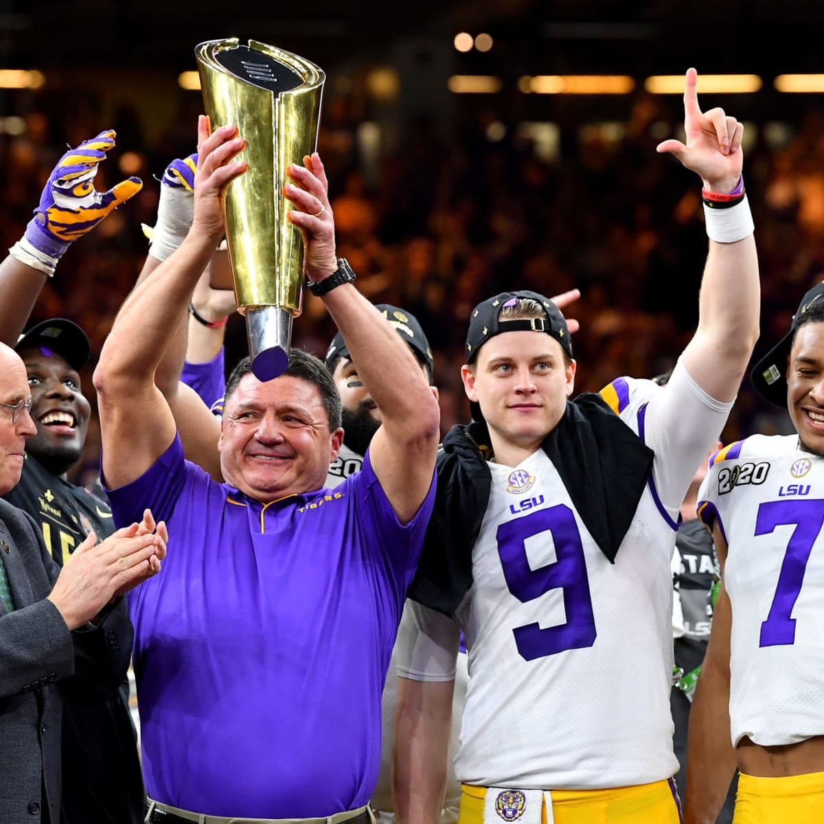 LSU-Clemson: Ed Orgeron says he'll celebrate title with ham sandwich