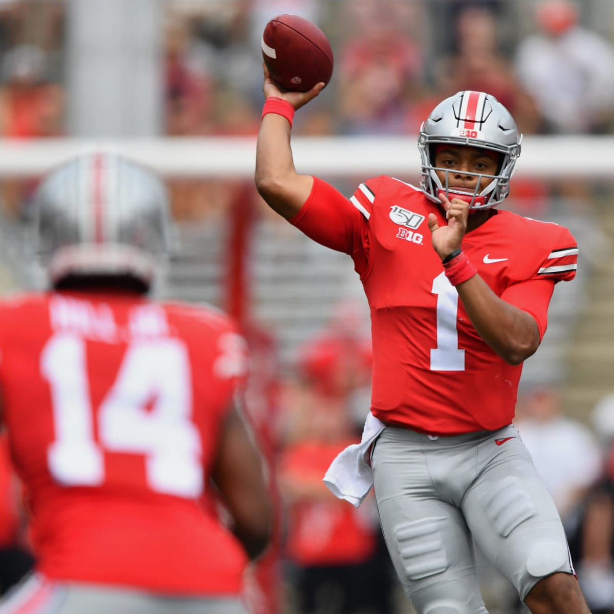 Justin Fields  Ohio state buckeyes football, Ohio state football