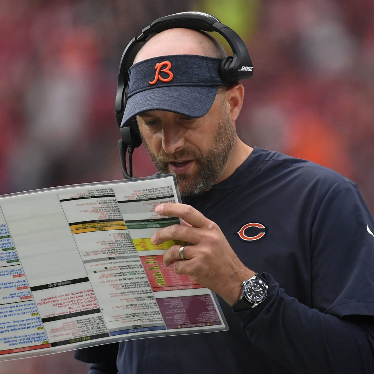 Matt Nagy says he hasn't talked with Chicago Bears ownership about his job  status as rumblings about change grow louder