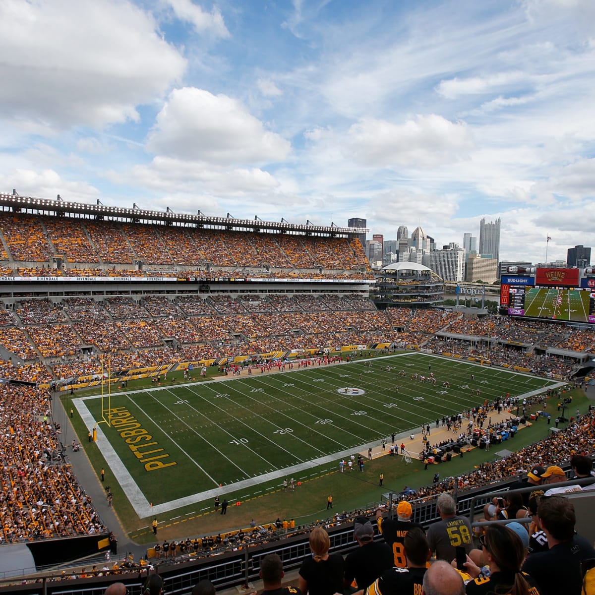 GREAT PIC OF HEINZ FIELD  Pittsburgh steelers, Pittsburgh