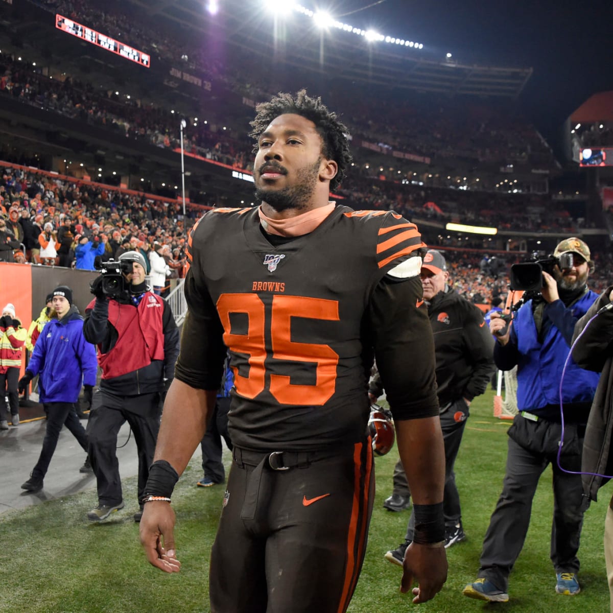 Cleveland Browns shut down Myles Garrett interview on Fox