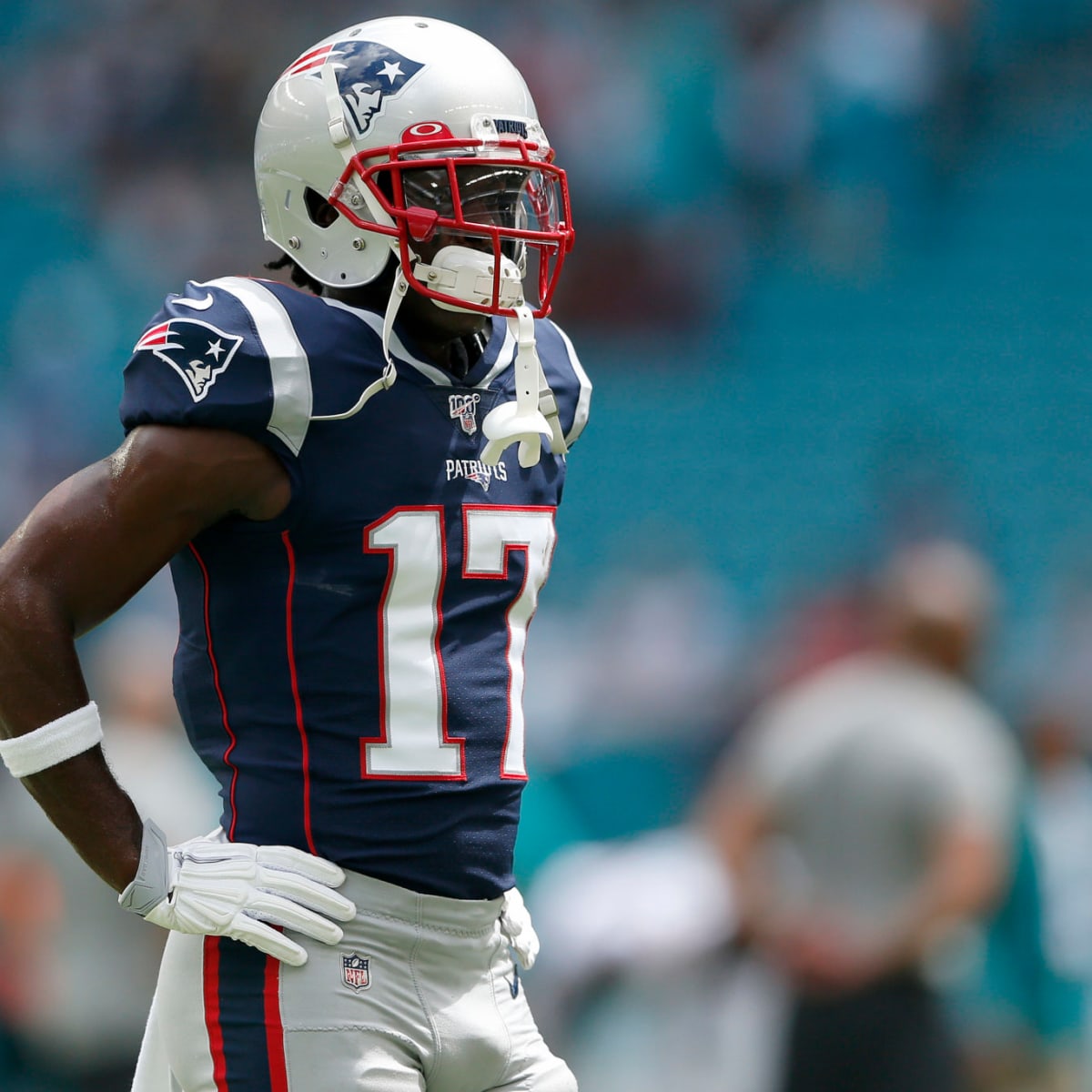 How did the Patriots fare without Antonio Brown?