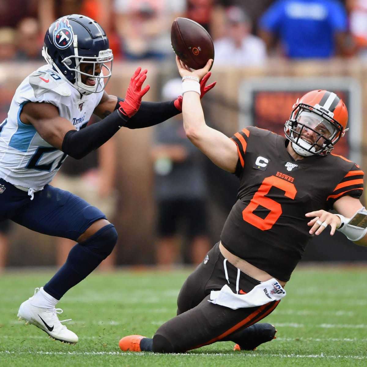 Titans spoil Browns party