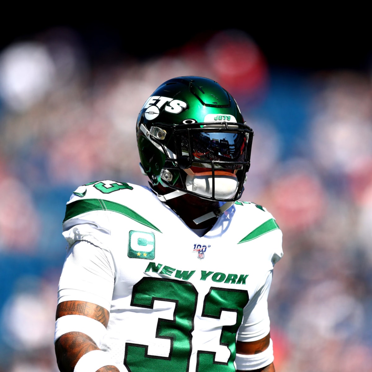 New York Jets safety Jamal Adams (33) in action against the New