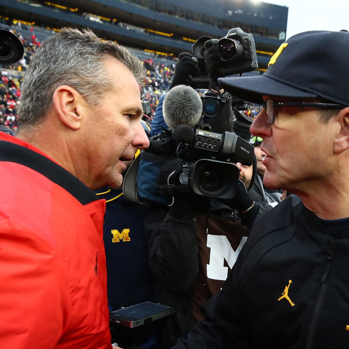 Urban Meyer back in Ann Arbor for FOX's 'Big Noon Kickoff' 