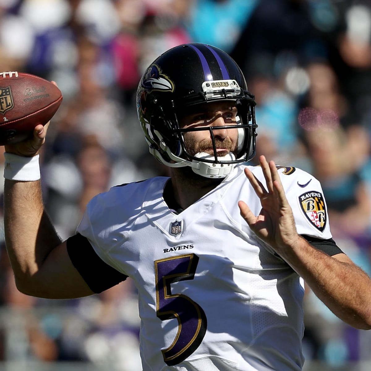 Ravens WR Marquise Brown switching to No. 5, last worn by QB Joe Flacco