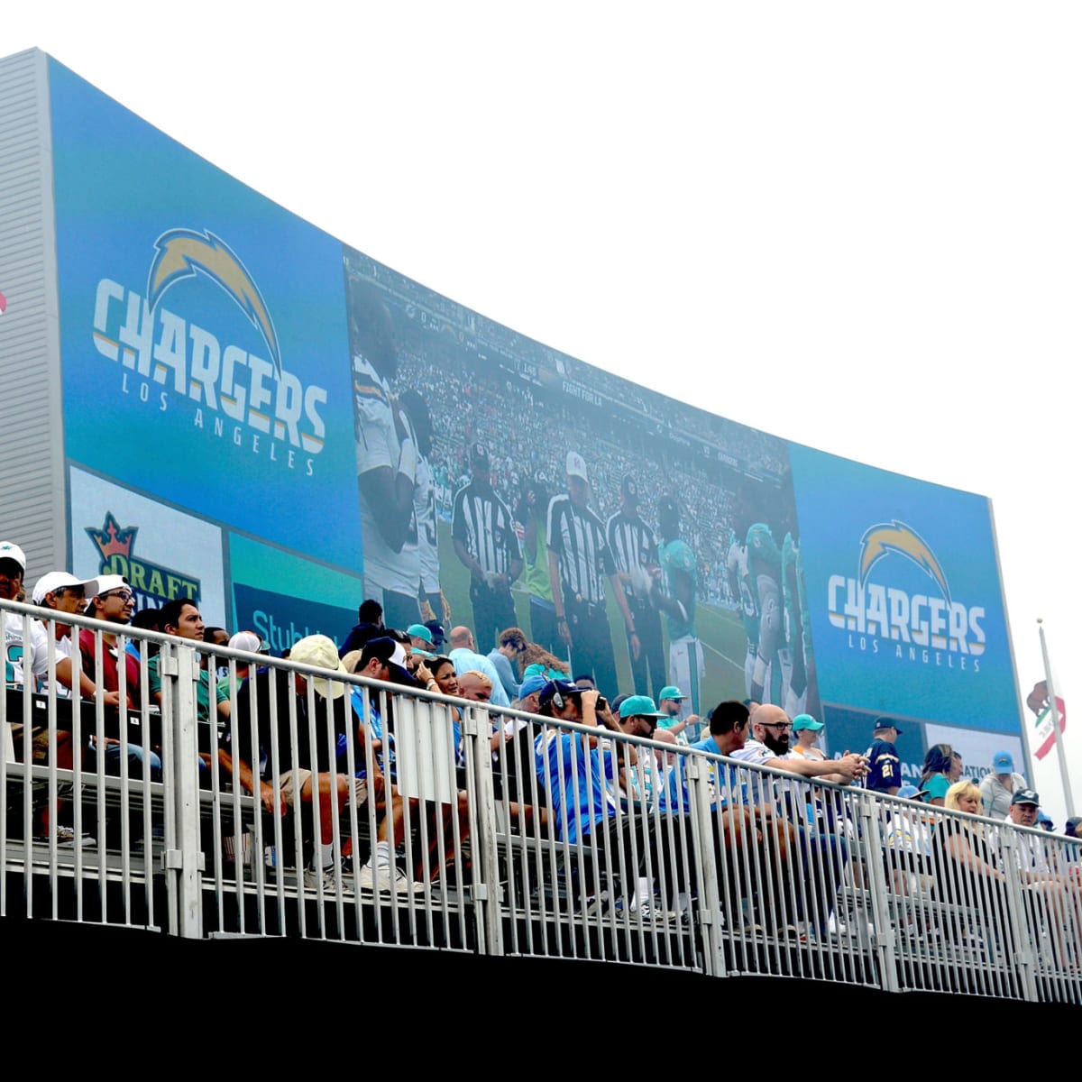 Chargers Throw a Tailgate Party for the Lawndale vs Crenshaw Game