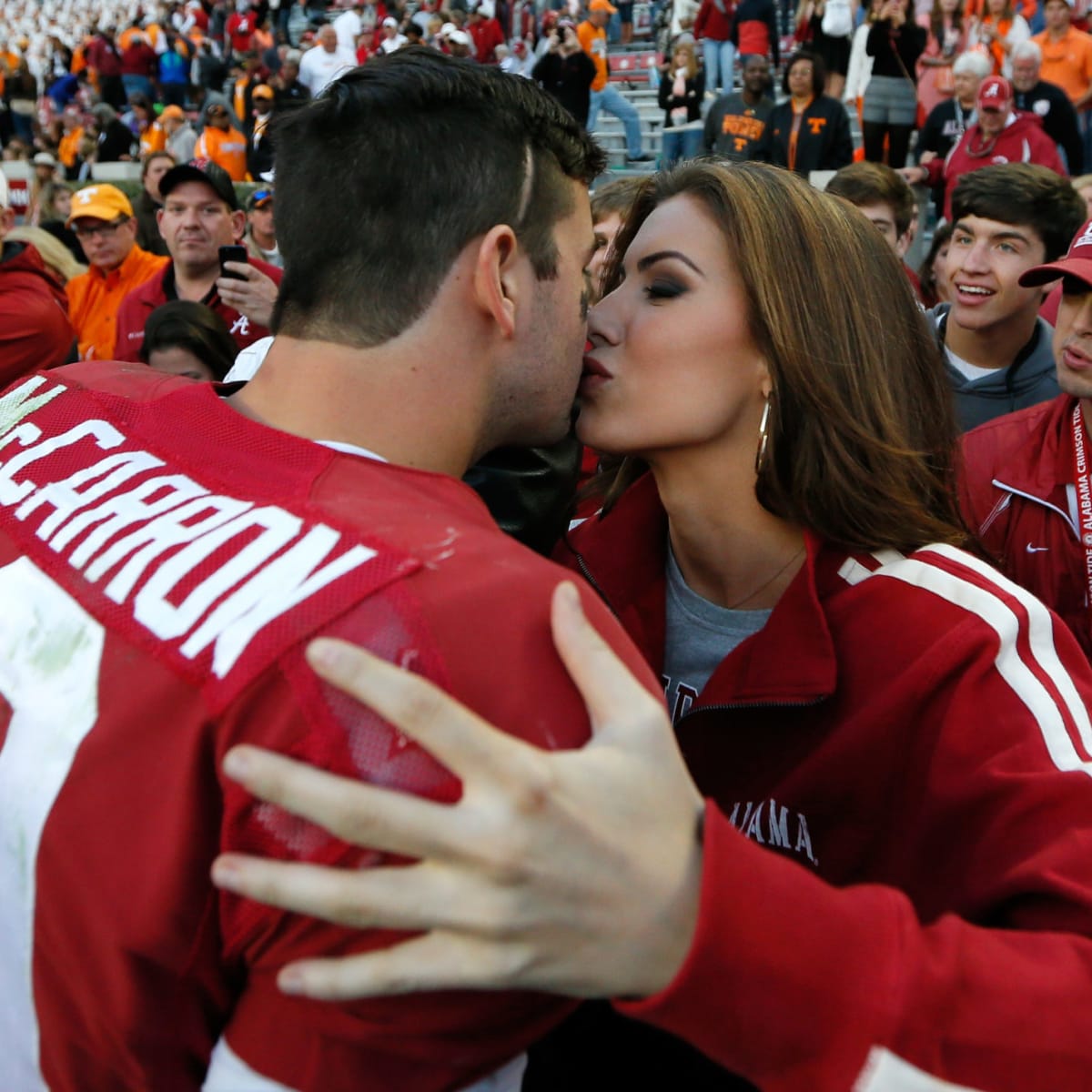 AJ McCarron wife Katherine Webb pumped for playoff game