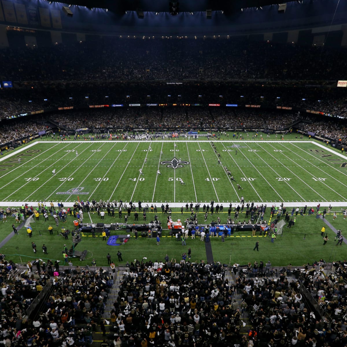 NFL - The Superdome has never been louder. 