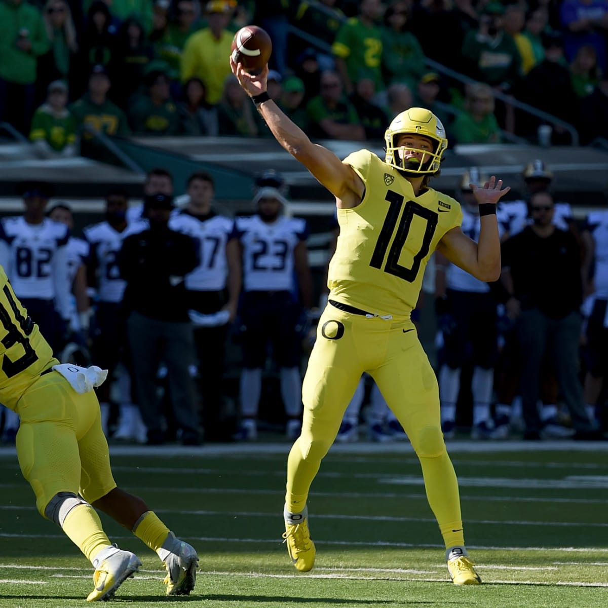 Year Of The Qb University Of Oregon Justin Herbert, 2019 Sports Illustrated  Cover Poster by Sports Illustrated - Sports Illustrated Covers