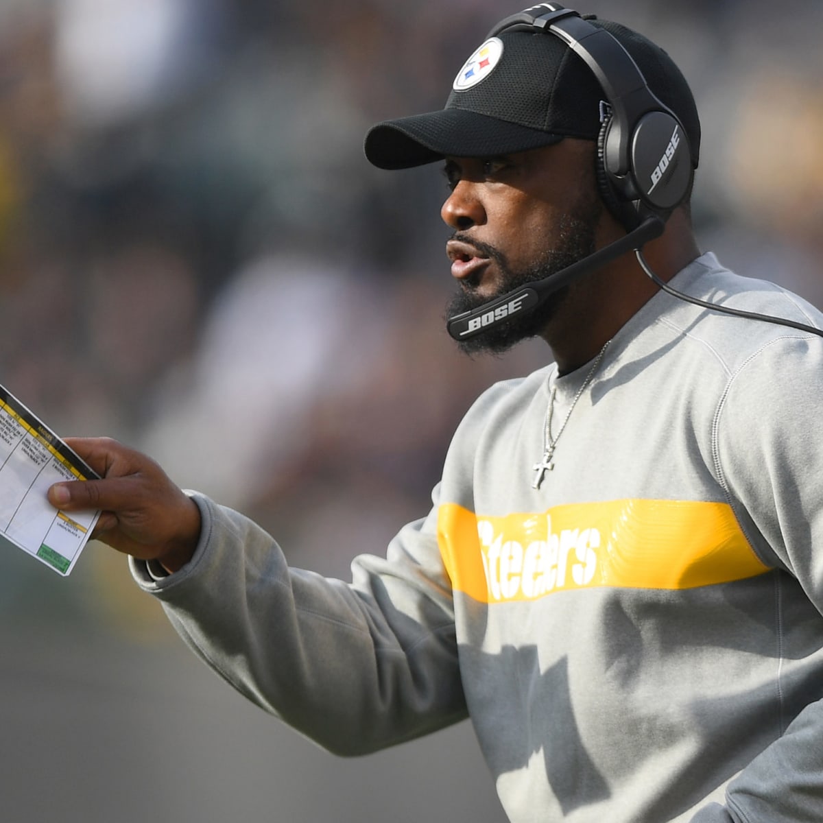 Coach Mike Tomlin gives his keys to winning the game against the