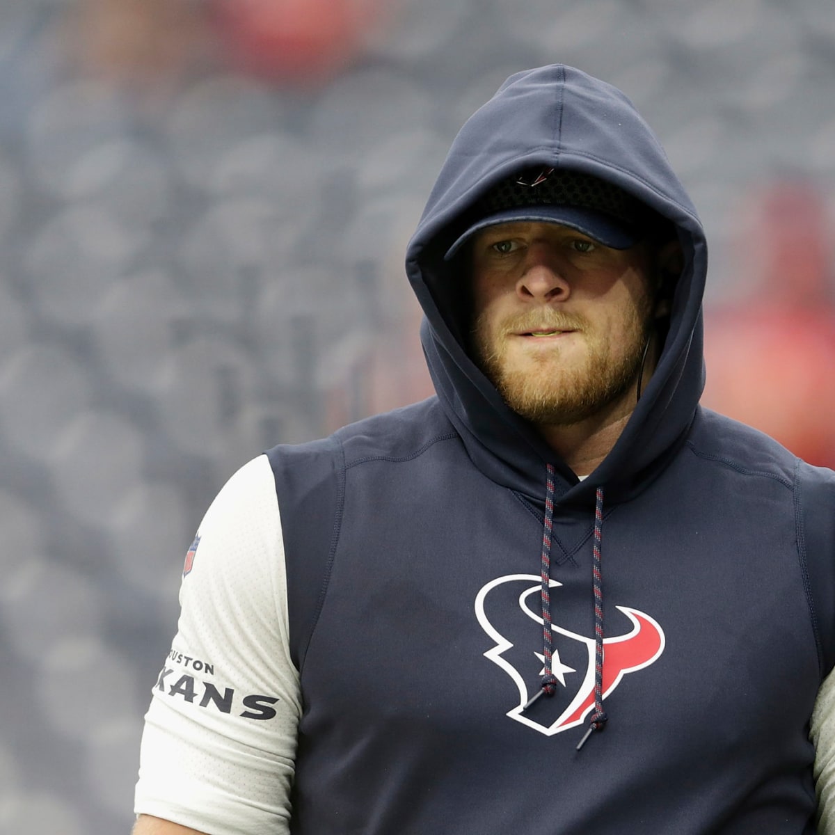 Would the Browns be interested in the Texans' J.J. Watt? Hey, Mary Kay! 