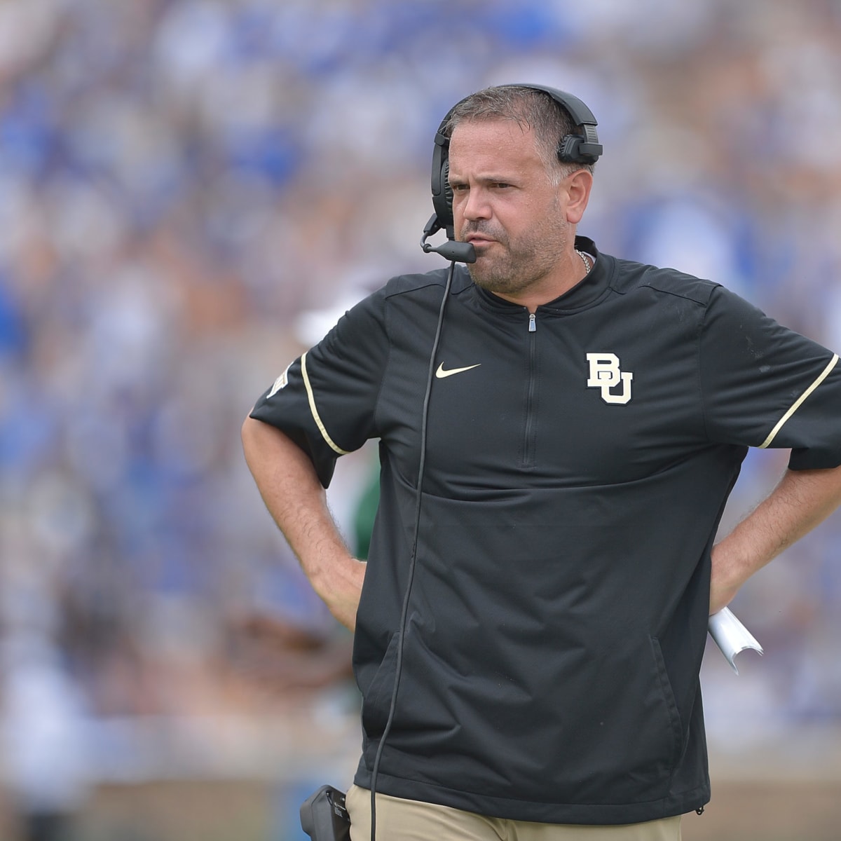 Carolina Panthers head coach Matt Rhule honours wife's request by