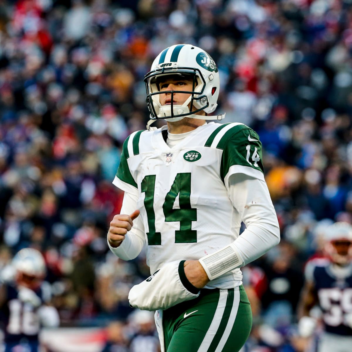 Jets QB Sam Darnold reportedly to wear special pad to protect spleen