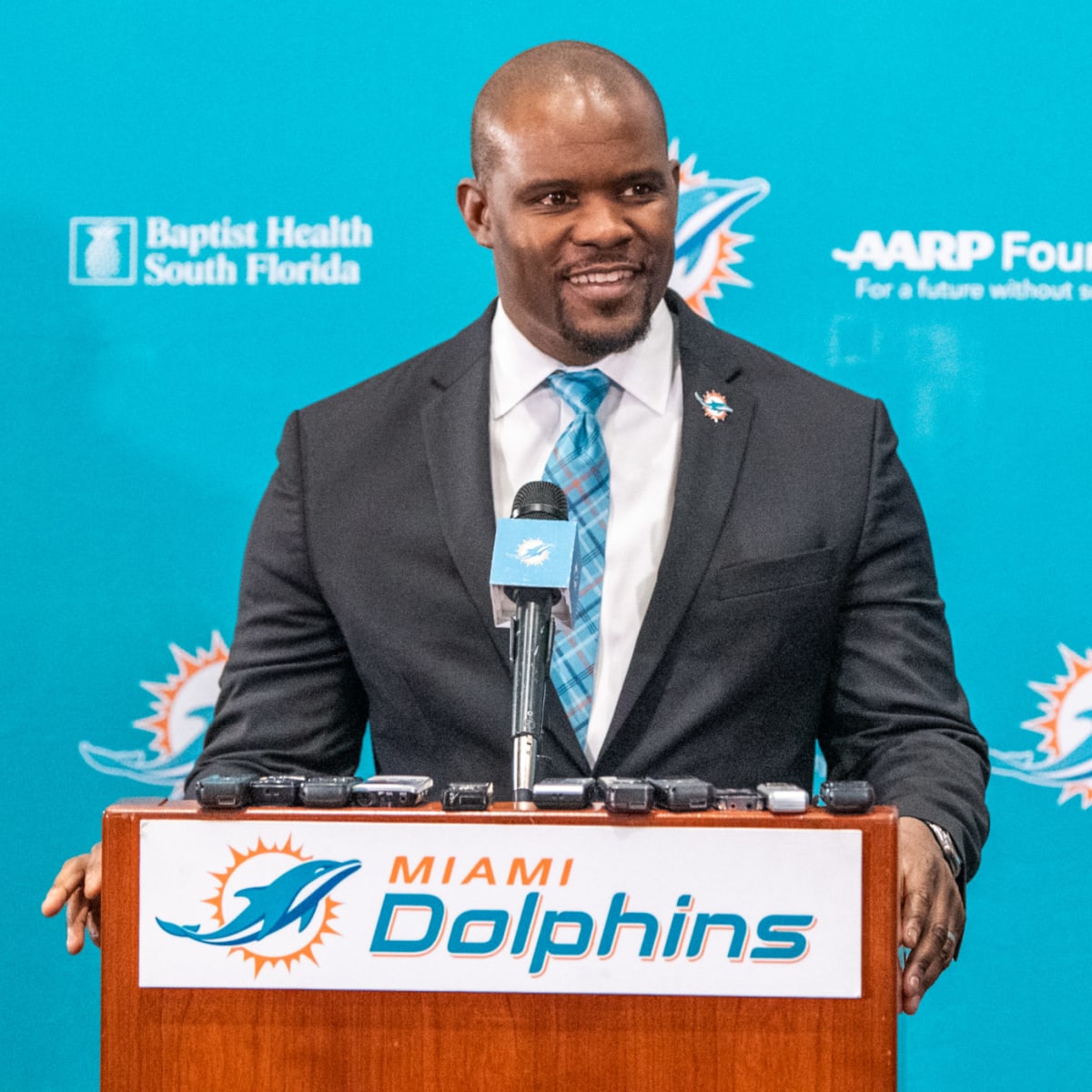 Brian Flores says Miami Dolphins want 'people with high character