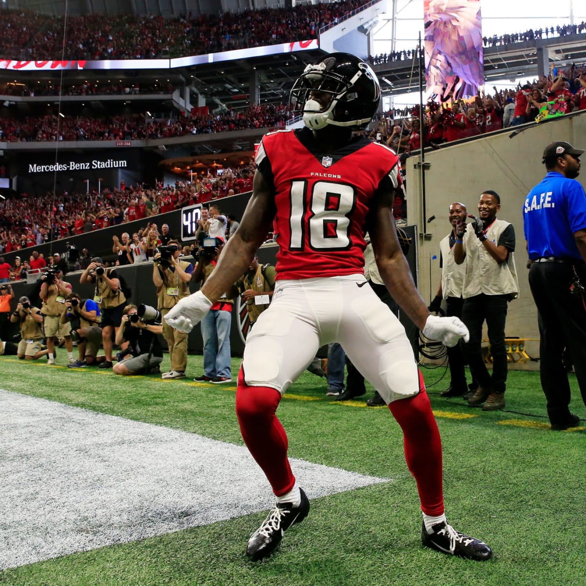 Atlanta Falcons Calvin Ridley will join elite NFL receiver class after  Julio Jones trade to Titans