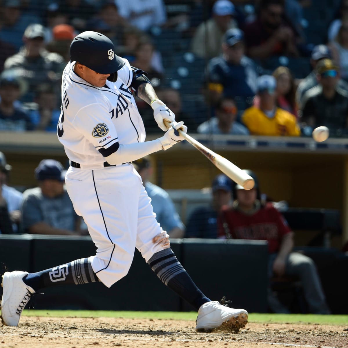 Padres' Manny Machado records five hits, including first home run