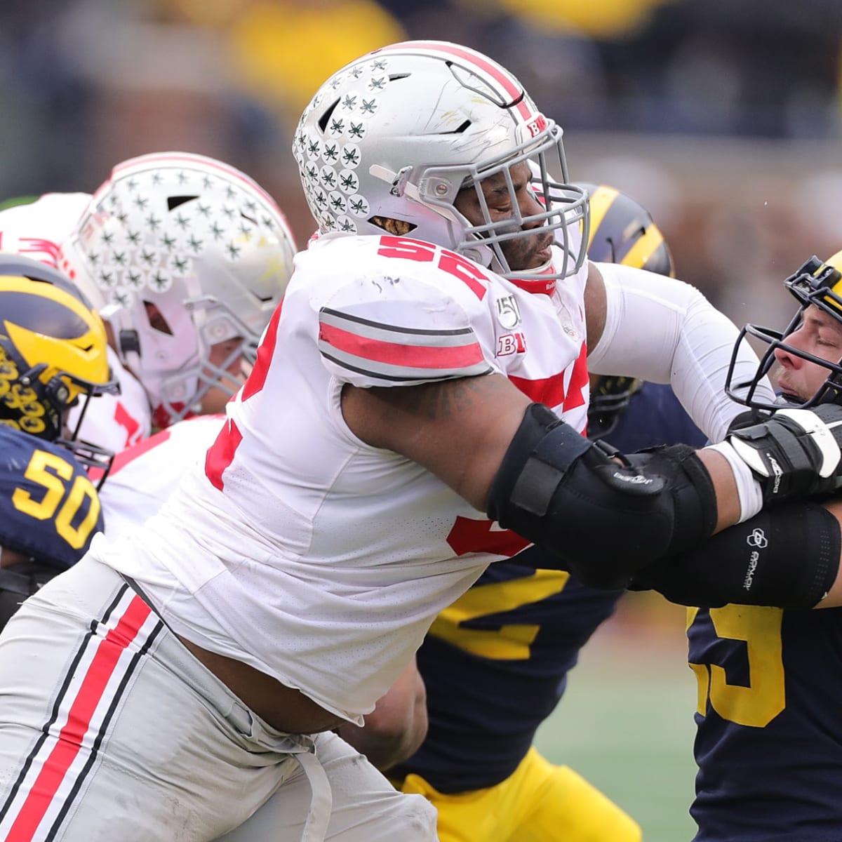 NFL on X: .@OhioStateFB OG Wyatt Davis wants to live out his NFL