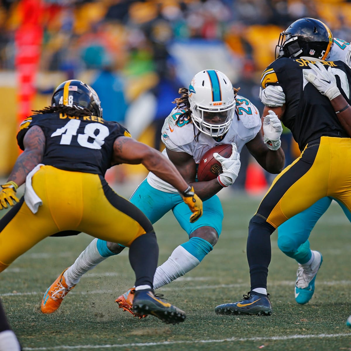 pittsburgh steelers miami dolphins football game