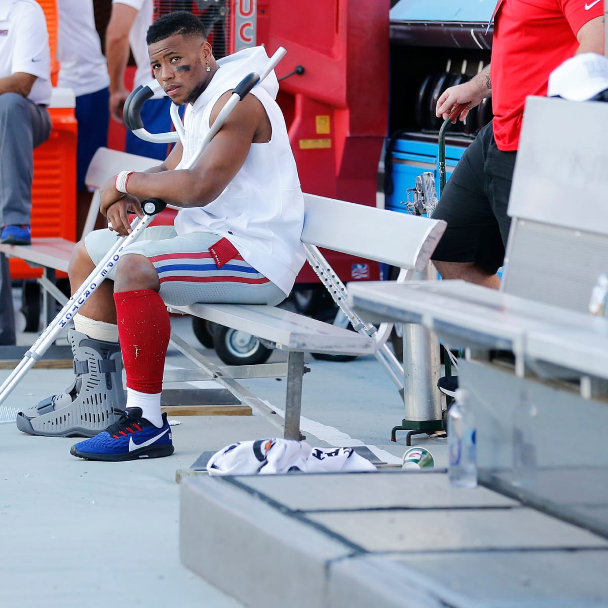 Saquon Barkley Looks Ready for NFL Season in New Shirtless Training Photos