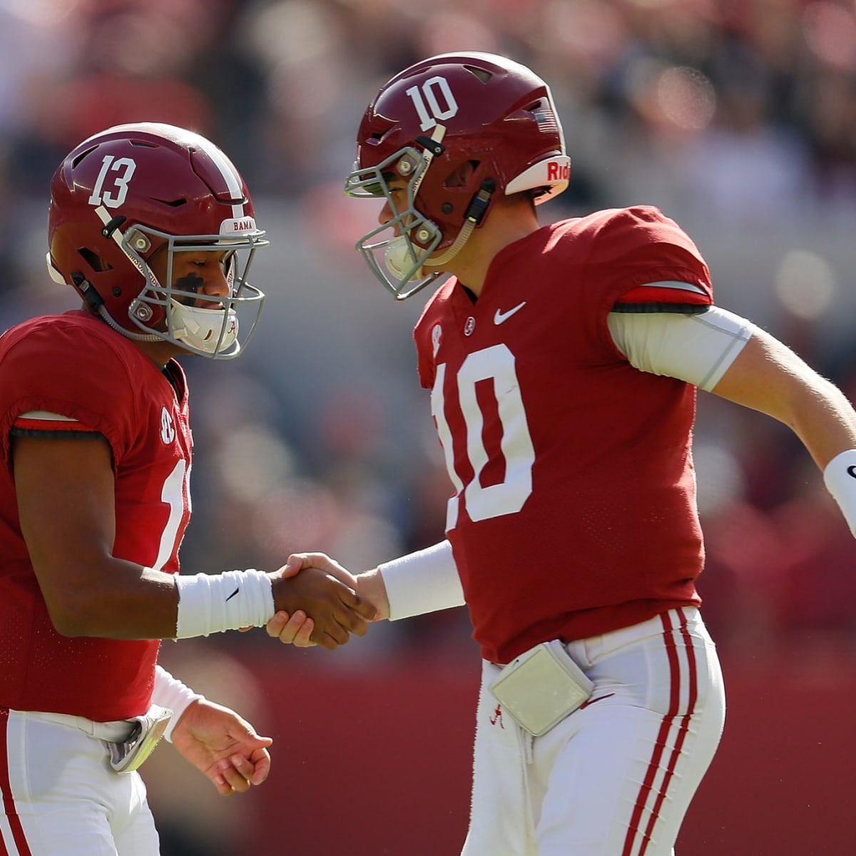 Dolphins' Tua Tagovailoa and Alabama's DeVonta Smith could reunite