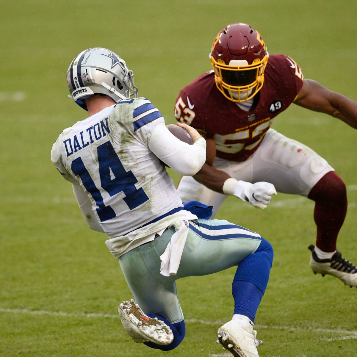 Washington Commanders linebacker Jon Bostic (59) is seen during an NFL  football game against the Dallas Cowboys, Sunday, Oct. 2, 2022, in  Arlington, Texas. Dallas won 25-10. (AP Photo/Brandon Wade Stock Photo -  Alamy