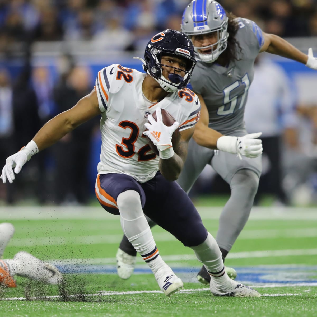 David Montgomery says playing for Bears sucked the fun out of football