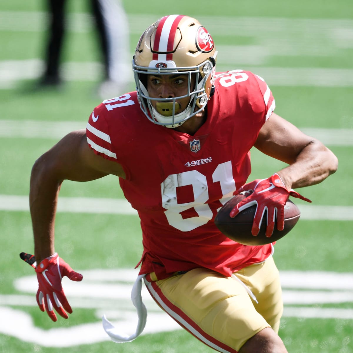 San Francisco 49ers tight end Jordan Reed (81) during an NFL