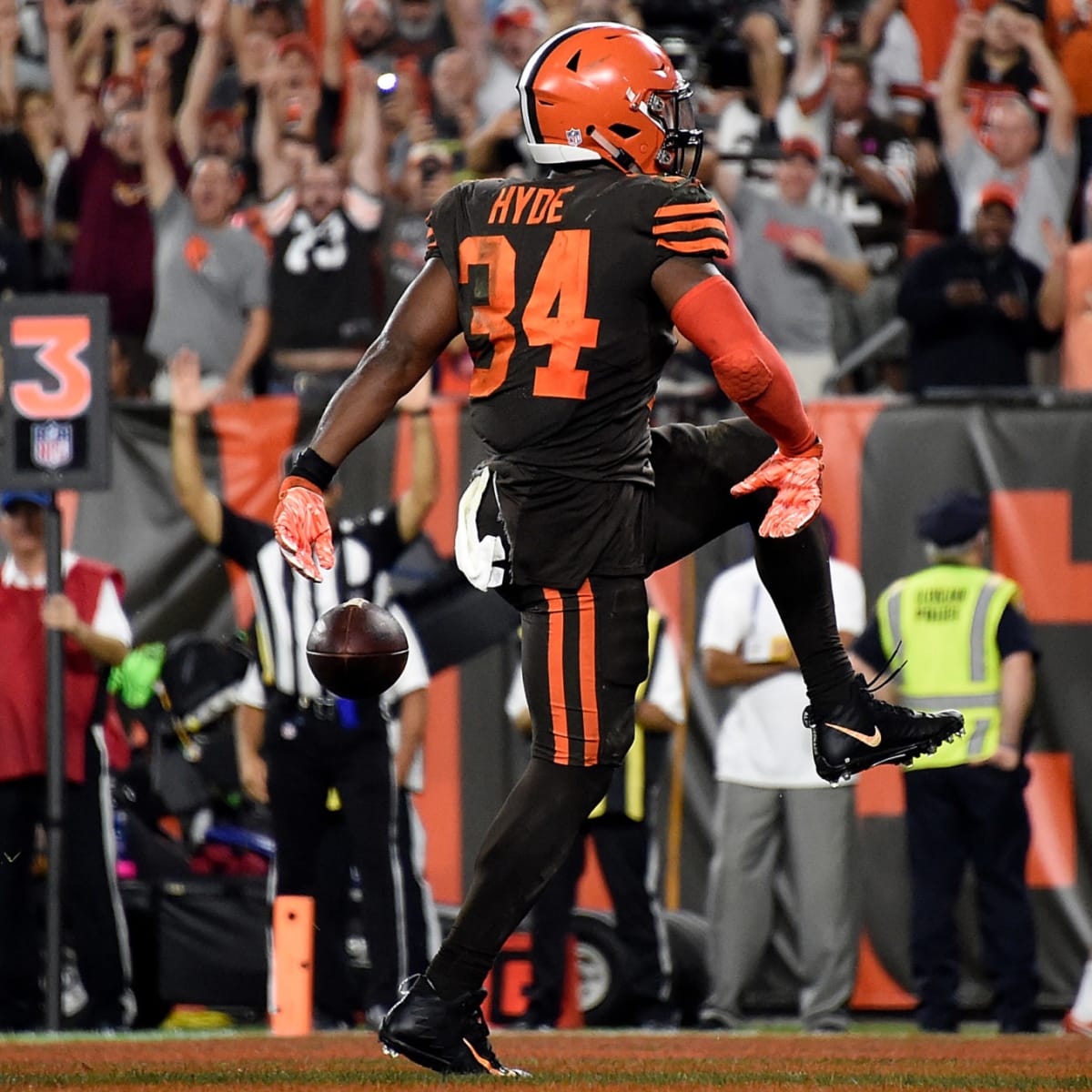 Did Cleveland Browns RB Carlos Hyde just have the best 24 hours ever?