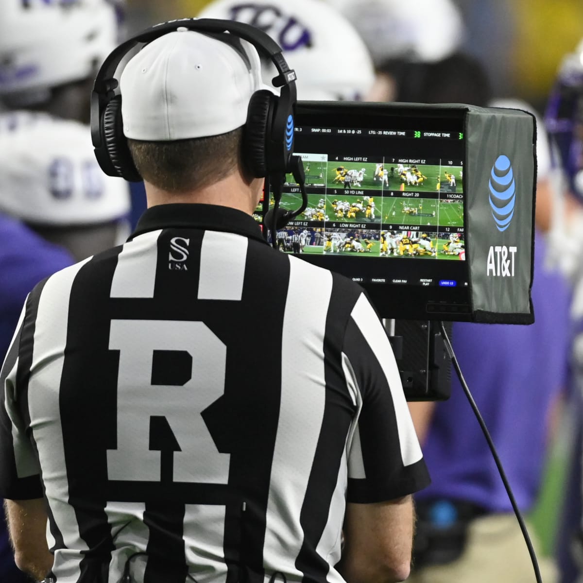 Football Referees are Using Sideline Replay