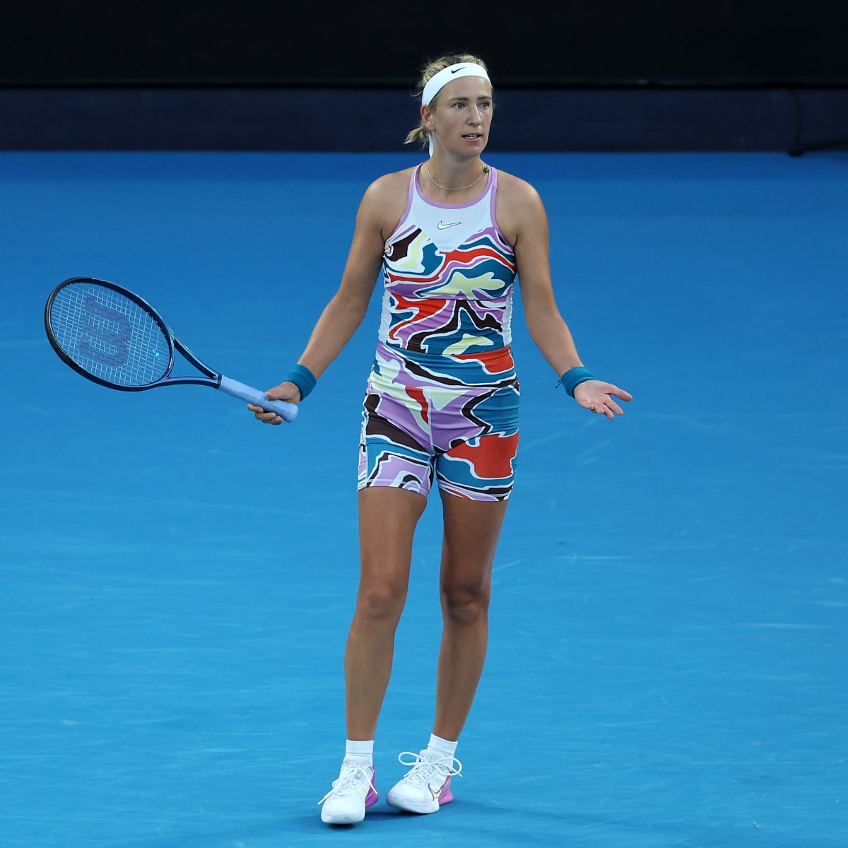 Look Tennis Star Asked To Remove Her Shirt Before Australian Open Match