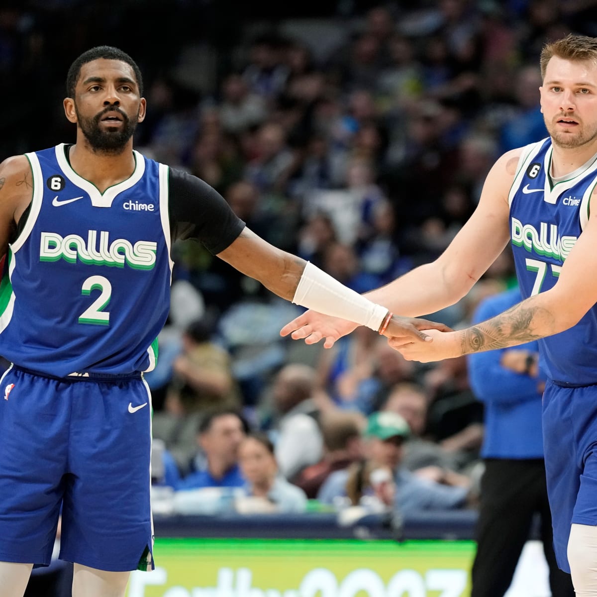 No, Luka Doncic did not imply Kyrie Irving has made him unhappy - Mavs  Moneyball