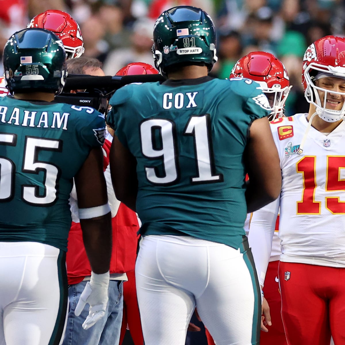 Philadelphia Eagles Central on X: “That [Chiefs] offensive line, they got  blessed.” -Brandon Graham on the field conditions in Super Bowl LVII 