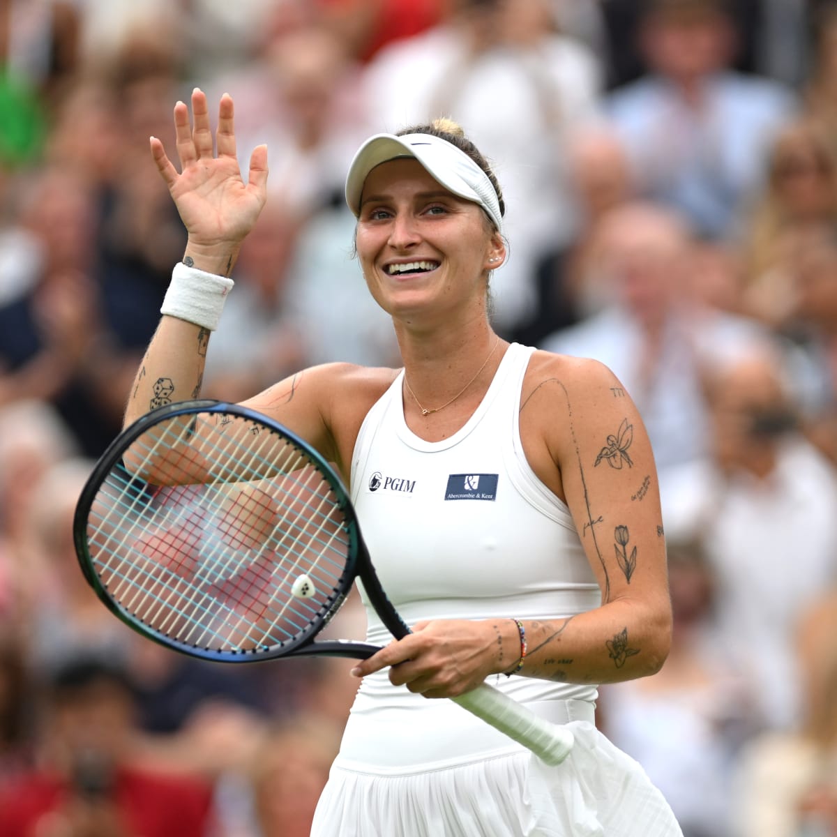 Marketa Vondrousova of Czech Republic becomes 1st unseeded woman to win  Wimbledon