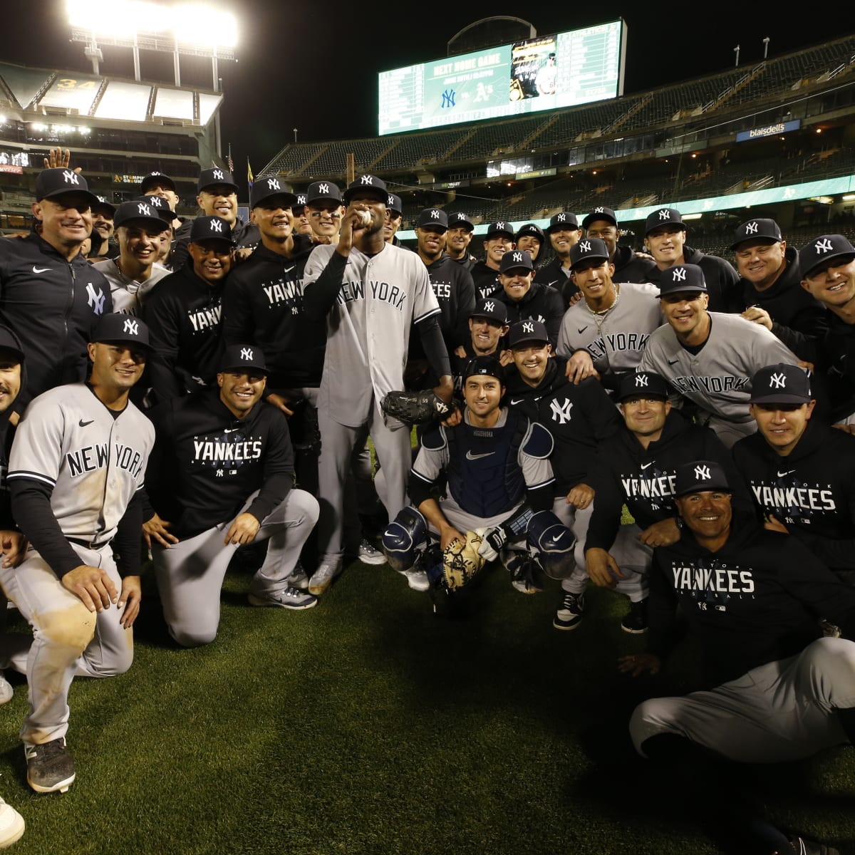 Yankees' Domingo German fires perfect game vs. A's