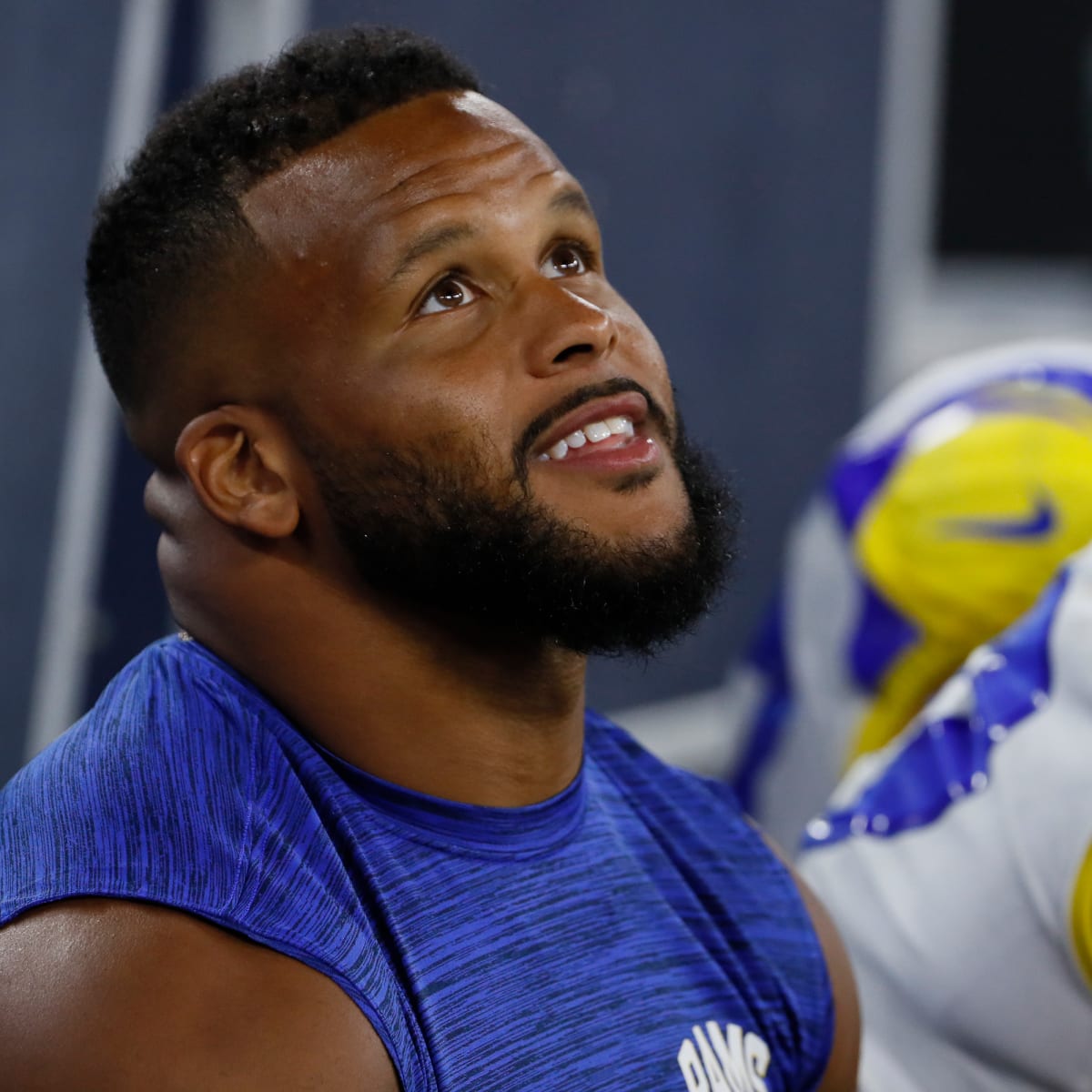 NFL Rumors on X: #Rams Aaron Donald had a jersey swap with The