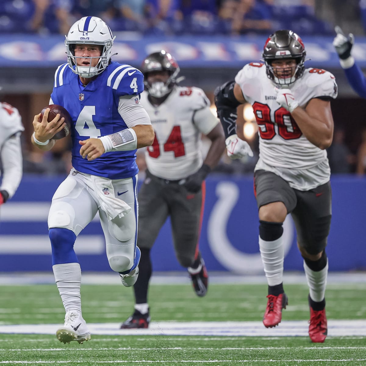 Sam Ehlinger in, Nick Foles out for Colts' finale