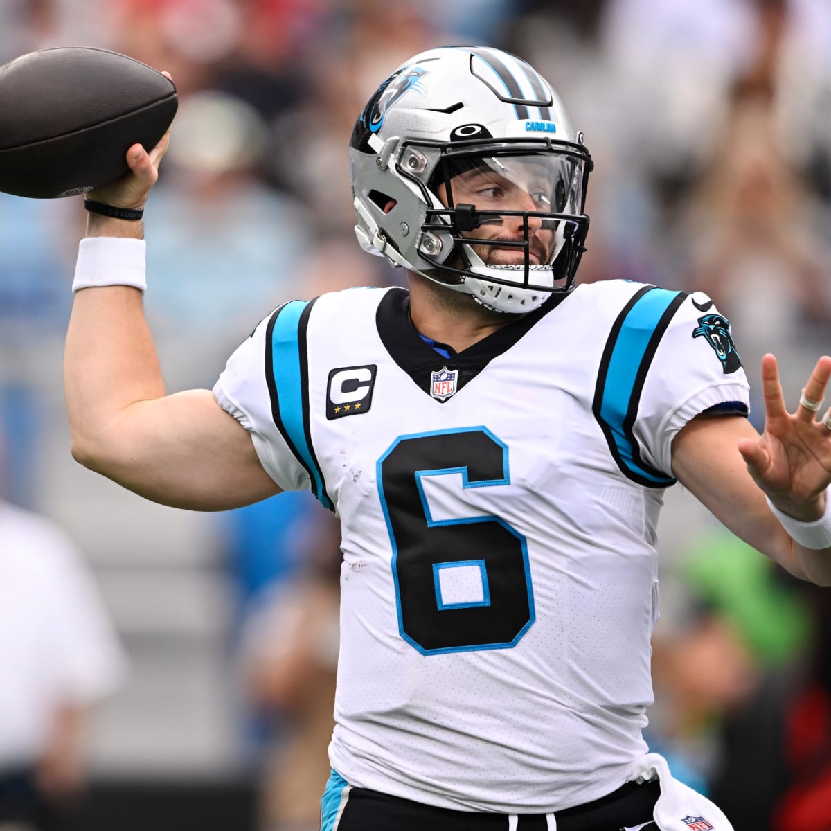 Mayfield held out of Panthers practice again