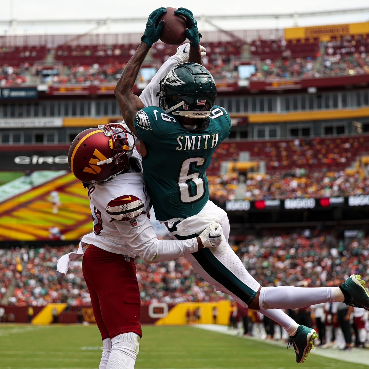 How DeVonta Smith went from sure-thing Giant, to playing for Eagles