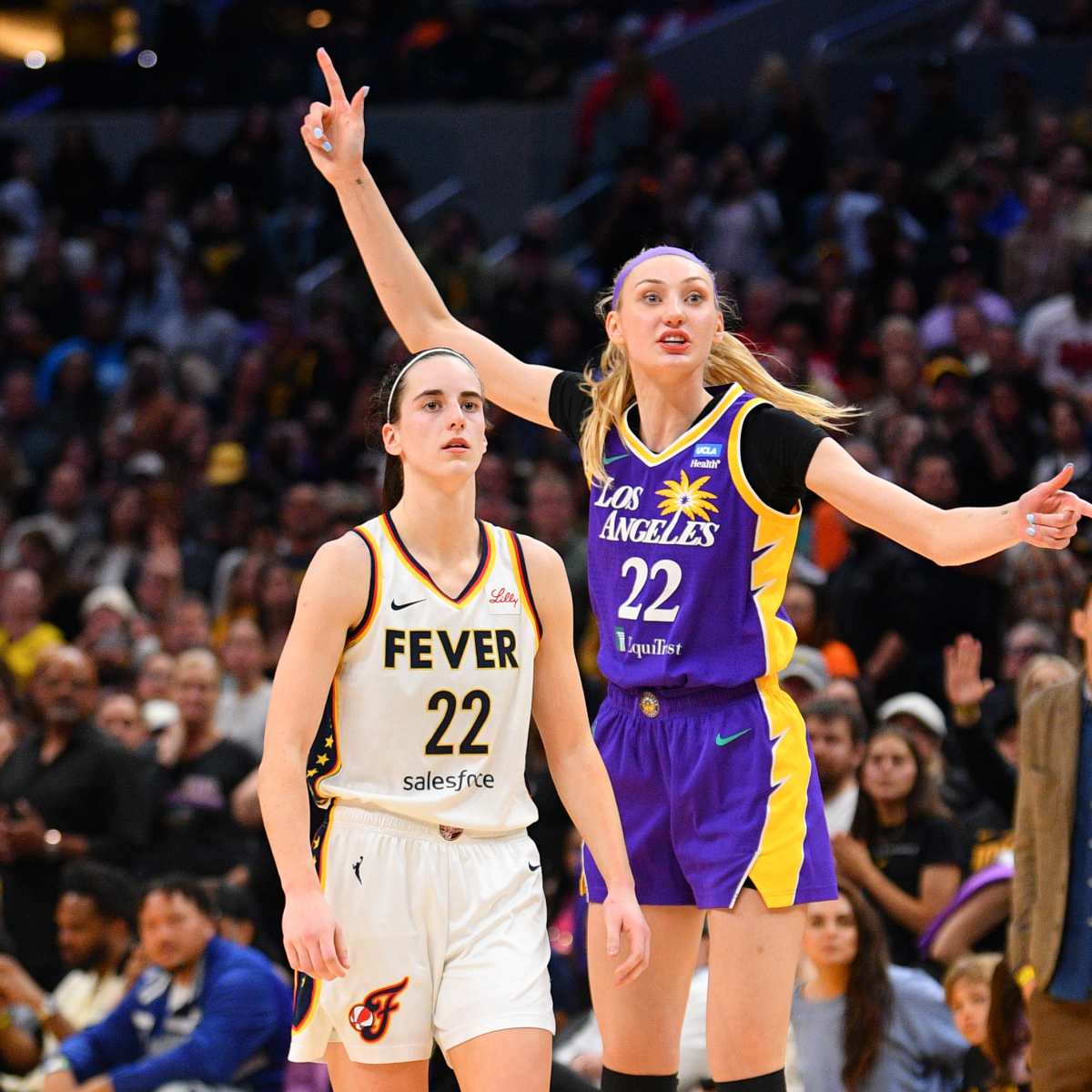 Sparks Rookie Cameron Brink Goes Viral Before Game vs. Caitlin Clark - The  Spun